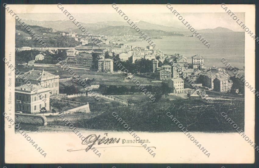 Genova Pegli cartolina ZT4123 – fronte