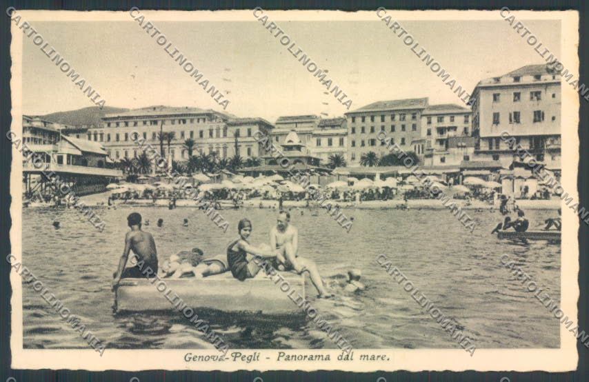 Genova Pegli cartolina ZT4127 – fronte