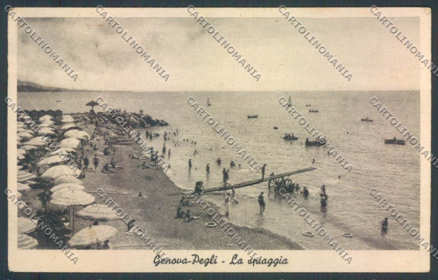 Genova Pegli cartolina ZT4128 – fronte