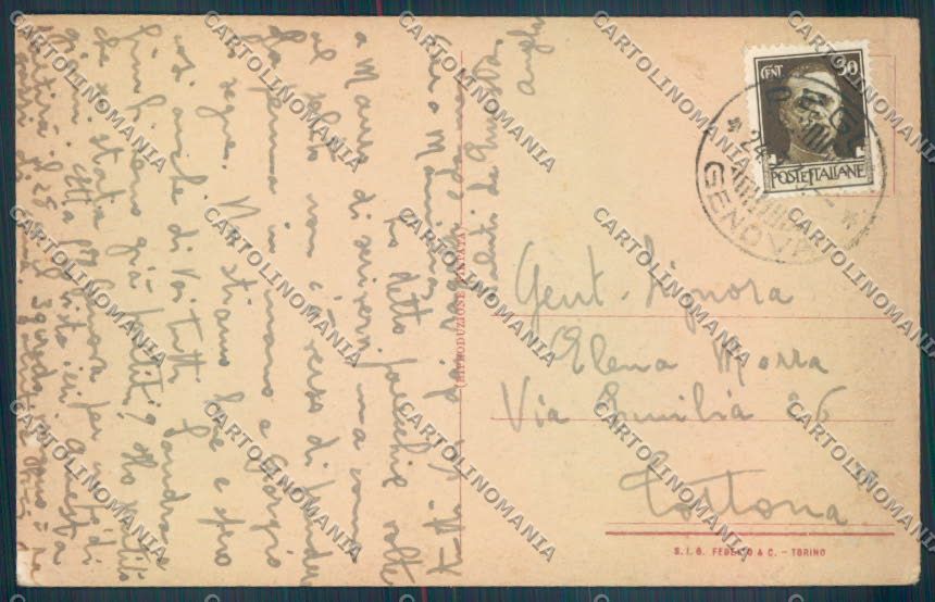 Genova Pegli cartolina ZT4128 – retro