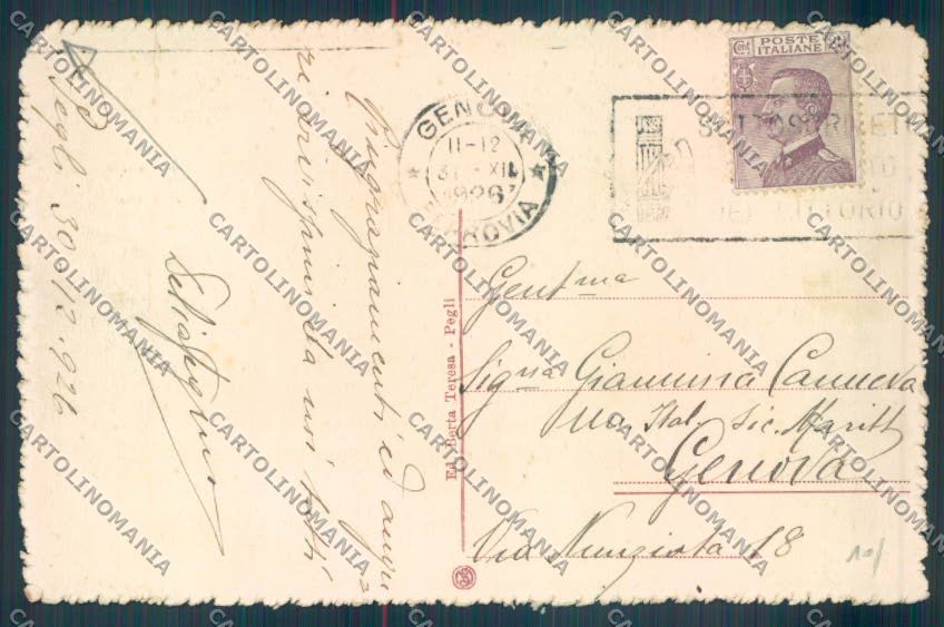 Genova Pegli cartolina ZT4133 – retro