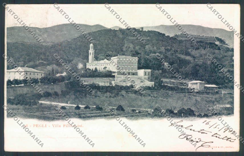 Genova Pegli cartolina ZT4134 – fronte