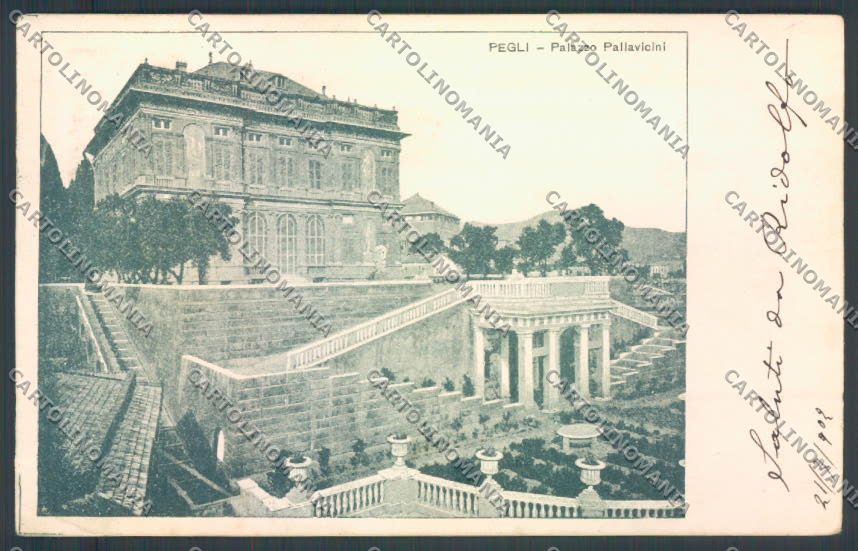 Genova Pegli cartolina ZT4135 – fronte