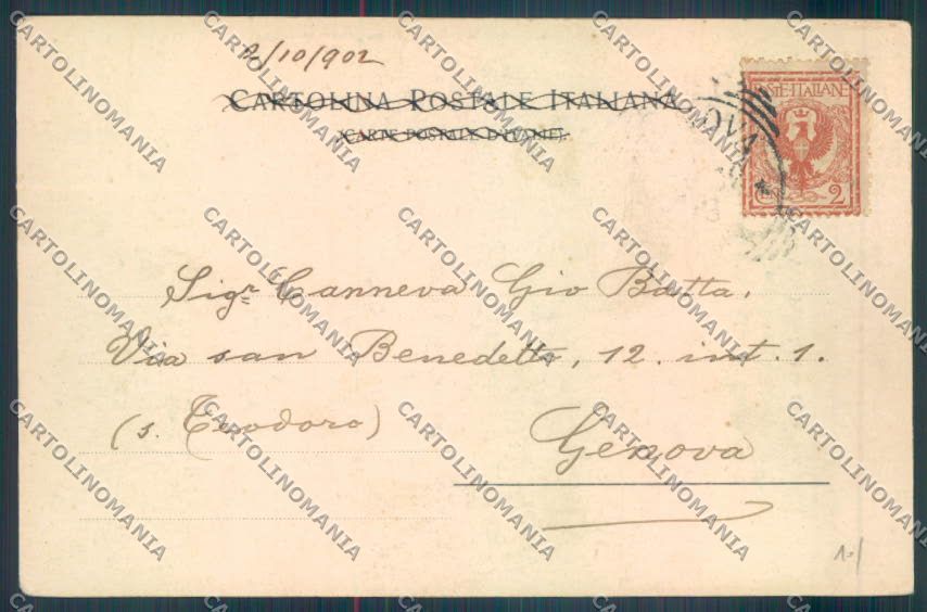 Genova Pegli cartolina ZT4136 – retro