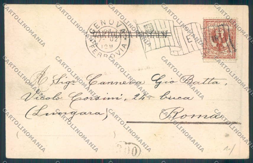 Genova Pegli cartolina ZT4138 – retro