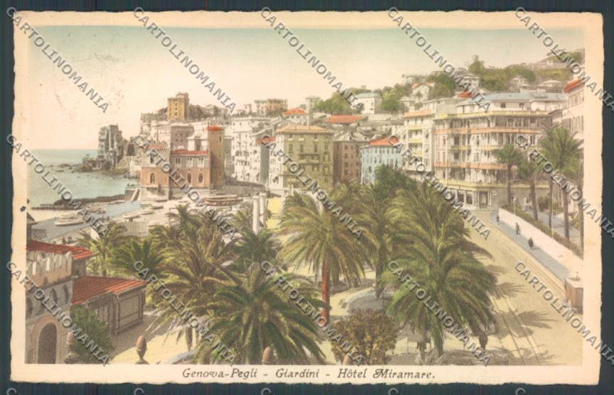 Genova Pegli cartolina ZT4142 – fronte