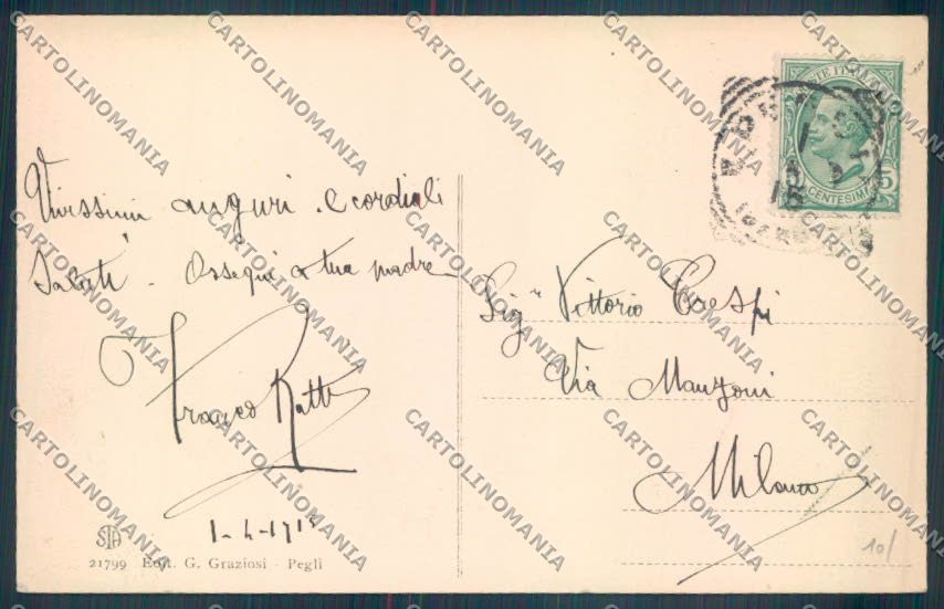 Genova Pegli cartolina ZT4155 – retro