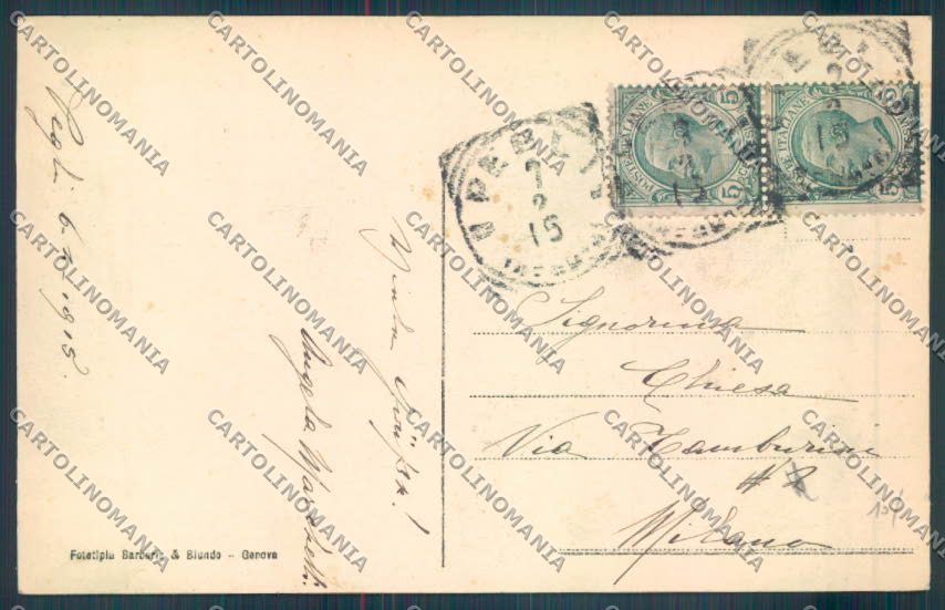 Genova Pegli cartolina ZT4157 – retro