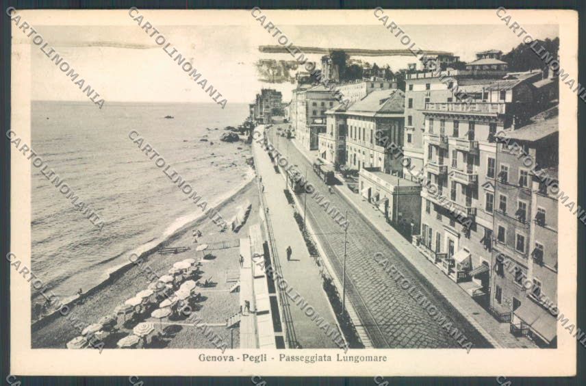 Genova Pegli cartolina ZT4160 – fronte