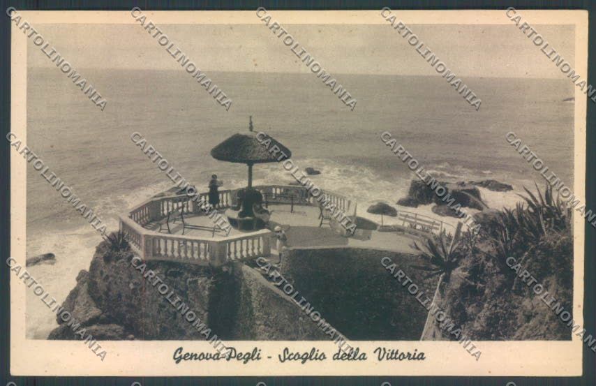 Genova Pegli cartolina ZT4163 – fronte