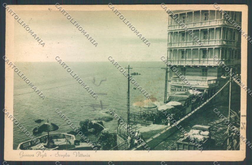 Genova Pegli cartolina ZT4164 – fronte