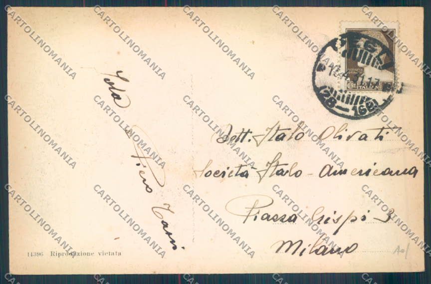 Genova Pegli cartolina ZT4165 – retro