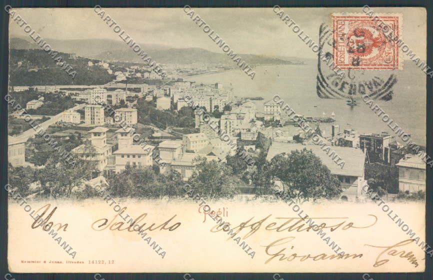Genova Pegli cartolina ZT4168 – fronte
