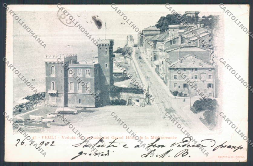 Genova Pegli PIEGA cartolina ZT4171 – fronte