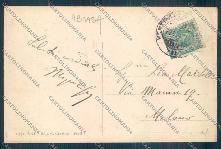 Genova Pegli ABRASA cartolina ZT4175 – retro