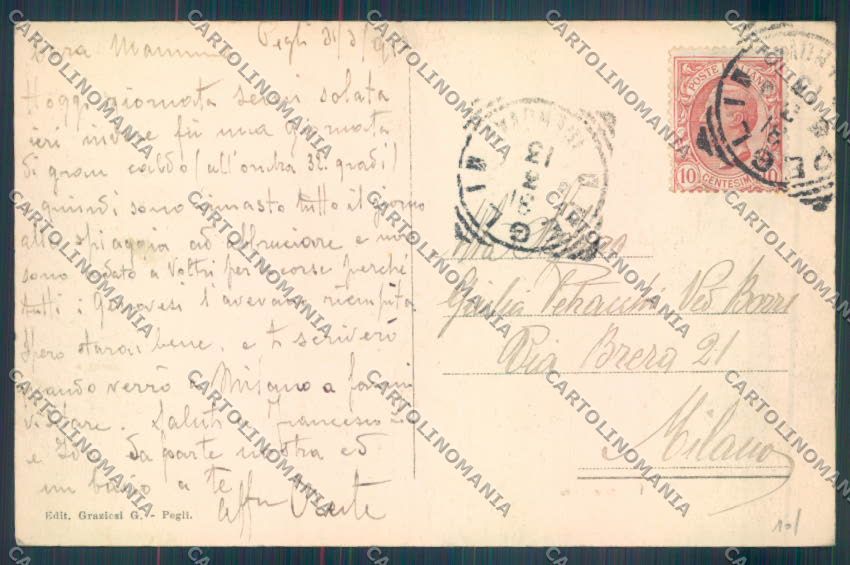 Genova Pegli cartolina ZT4177 – retro
