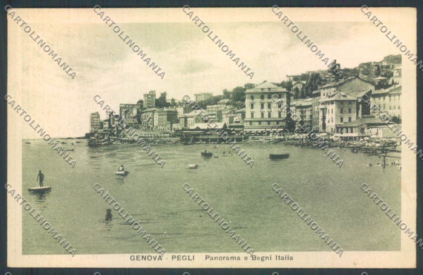 Genova Pegli cartolina ZT4184 – fronte
