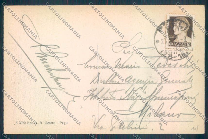 Genova Pegli cartolina ZT4184 – retro