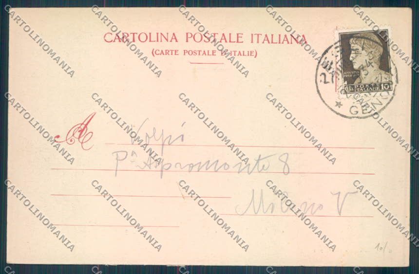 Genova Pegli cartolina ZT4187 – retro