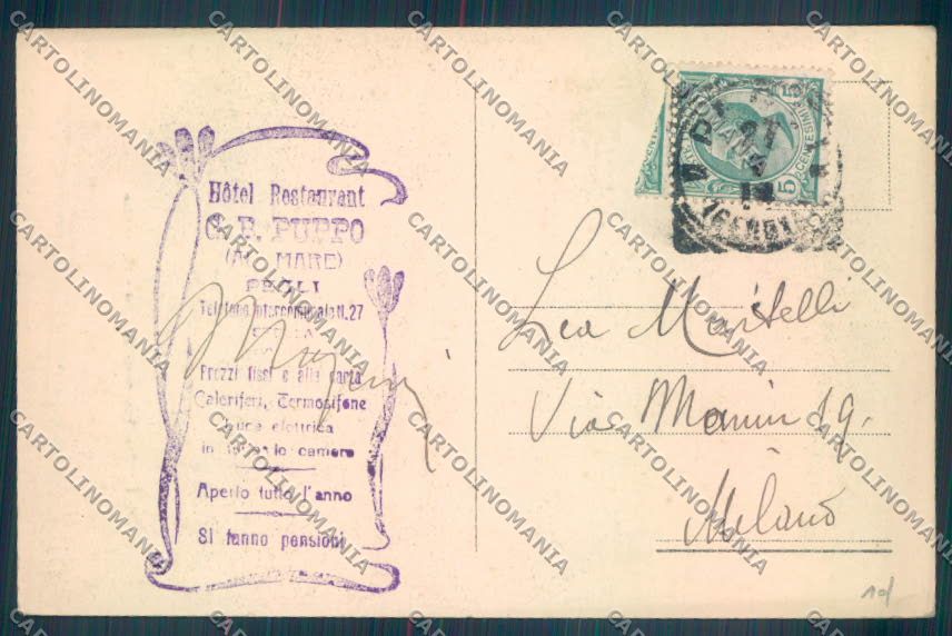 Genova Pegli cartolina ZT4198 – retro