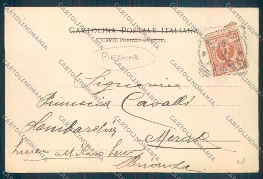 Genova Pegli cartolina ZT4201 – retro