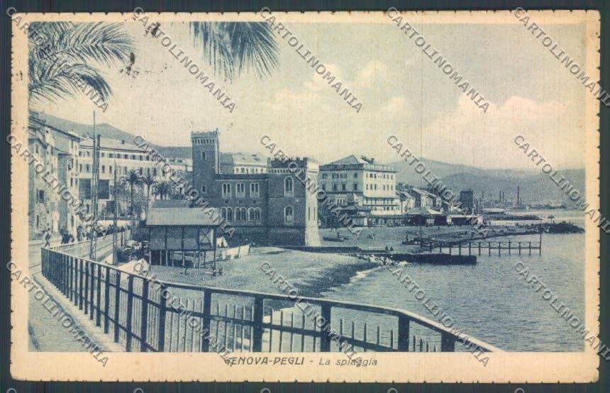 Genova Pegli cartolina ZT4223 – fronte