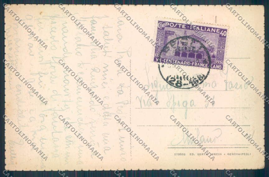 Genova Pegli cartolina ZT4223 – retro