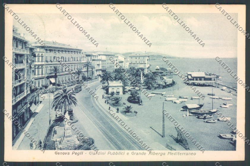 Genova Pegli cartolina ZT4226 – fronte