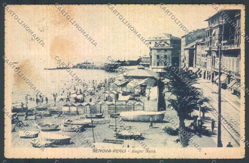 Genova Pegli cartolina ZT4228 – fronte