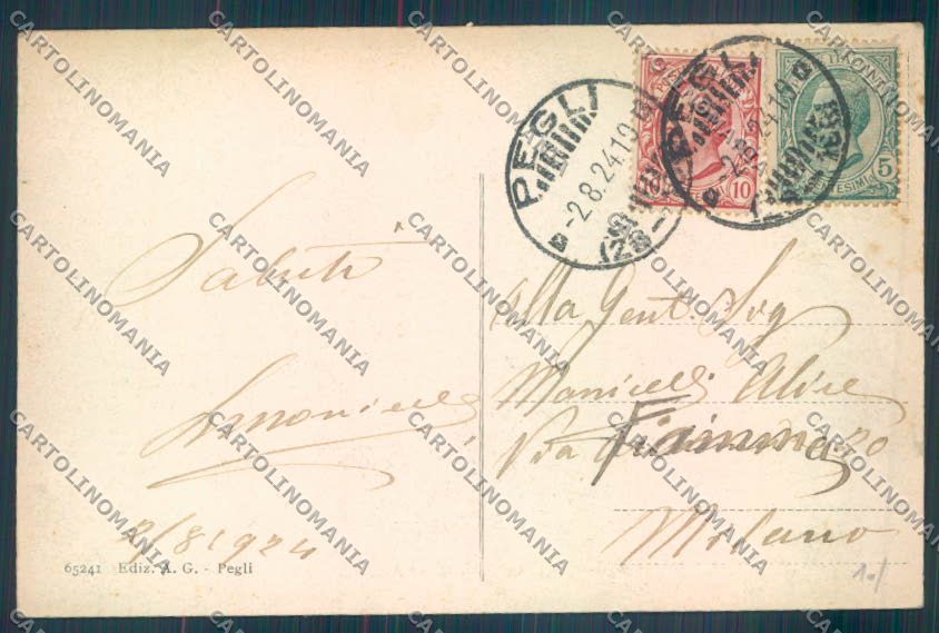Genova Pegli cartolina ZT4229 – retro