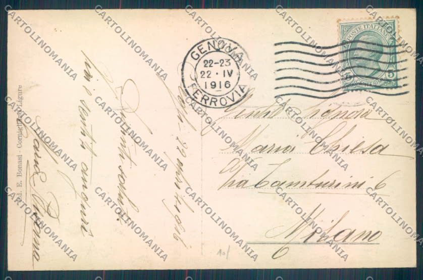 Genova Pegli Foto cartolina ZT4233 – retro