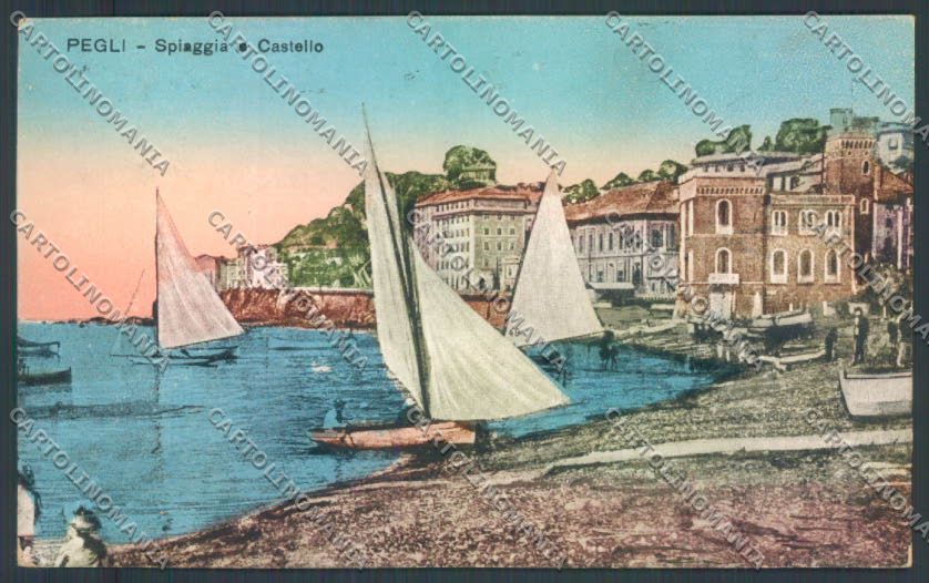 Genova Pegli cartolina ZT4249 – fronte