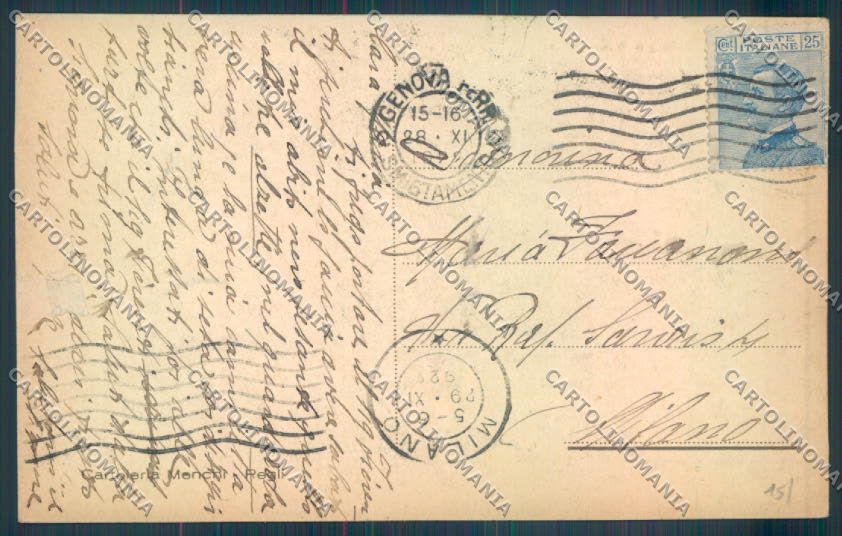 Genova Pegli cartolina ZT4249 – retro