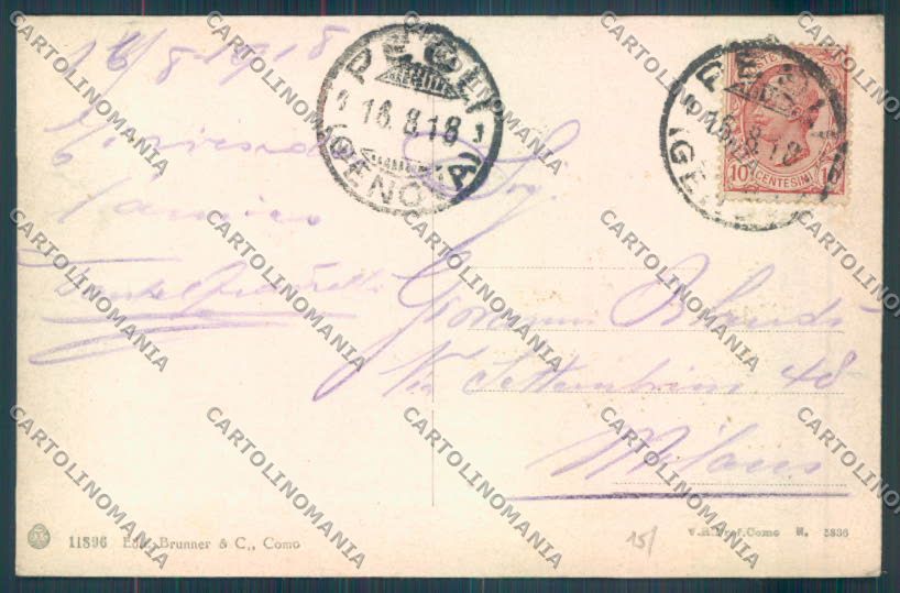 Genova Pegli cartolina ZT4251 – retro