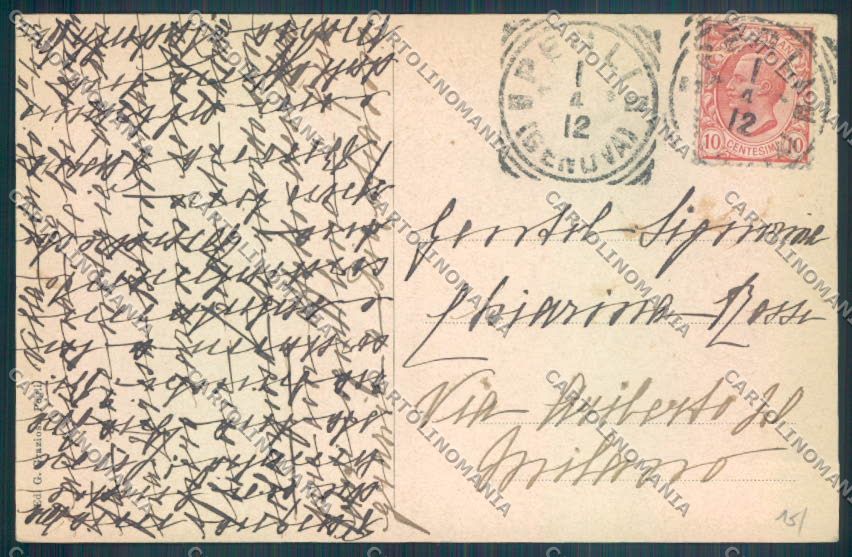 Genova Pegli cartolina ZT4263 – retro