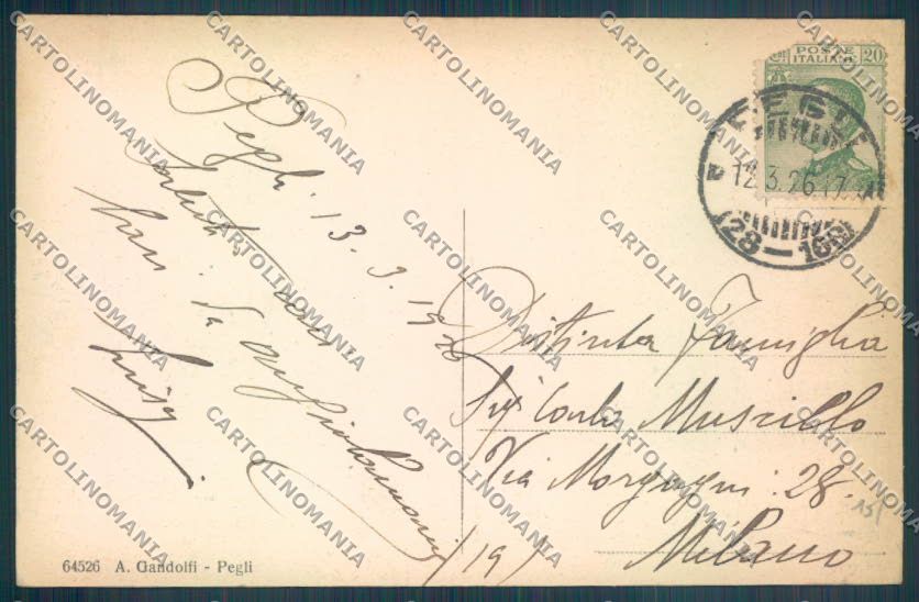 Genova Pegli cartolina ZT4265 – retro
