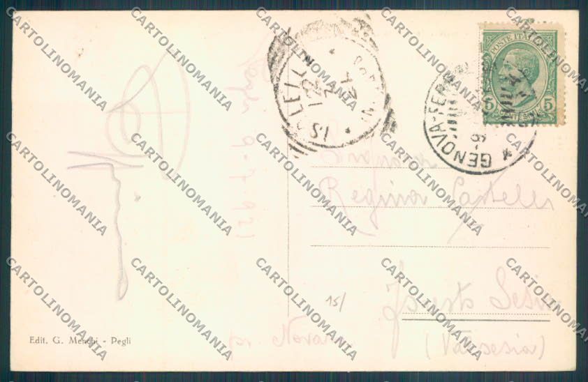Genova Pegli cartolina ZT4266 – retro