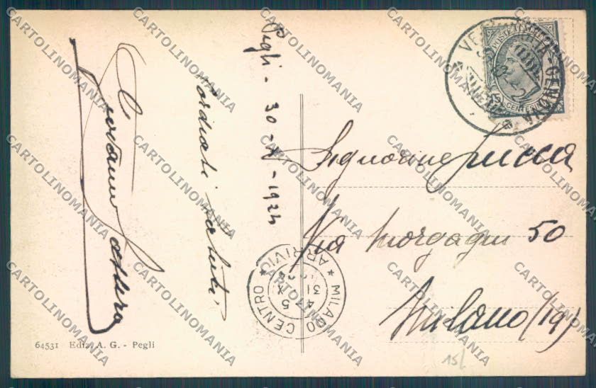 Genova Pegli cartolina ZT4273 – retro