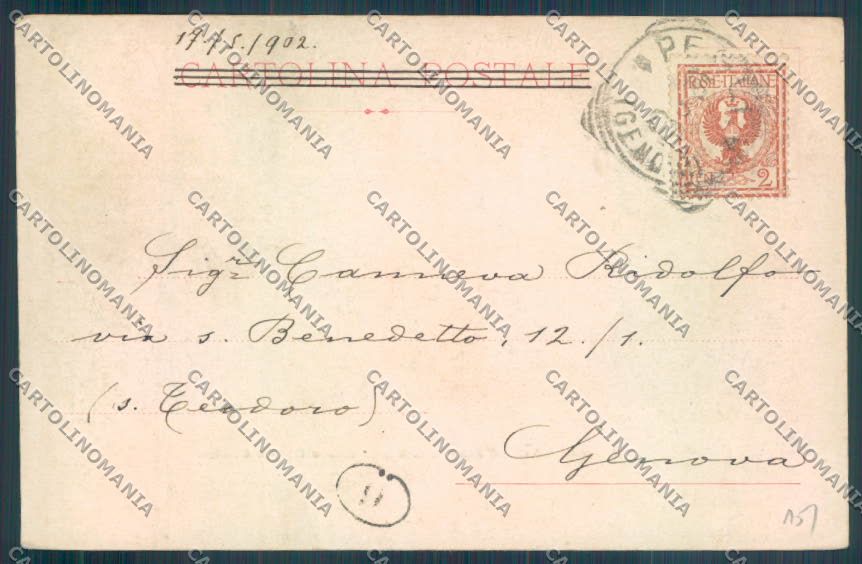 Genova Pegli cartolina ZT4277 – retro