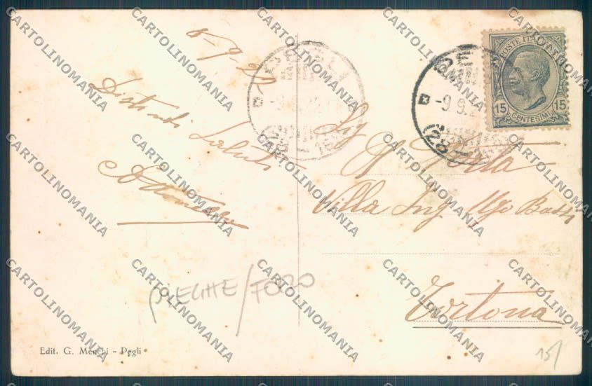 Genova Pegli PIEGHE FORO cartolina ZT4278 – retro
