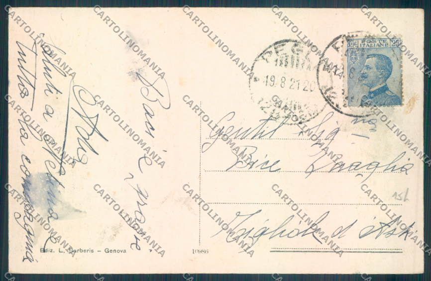Genova Pegli cartolina ZT4284 – retro