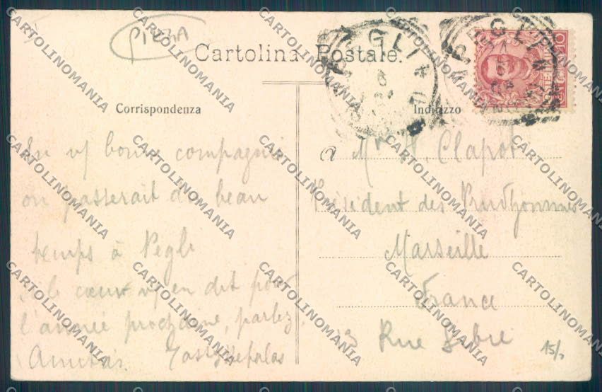 Genova Pegli PIEGA cartolina ZT4286 – retro
