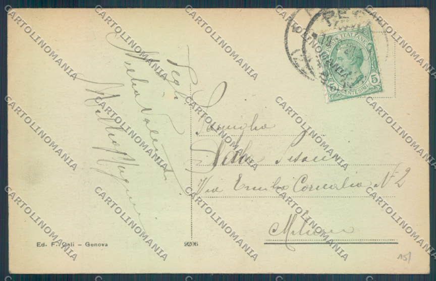 Genova Pegli cartolina ZT4288 – retro