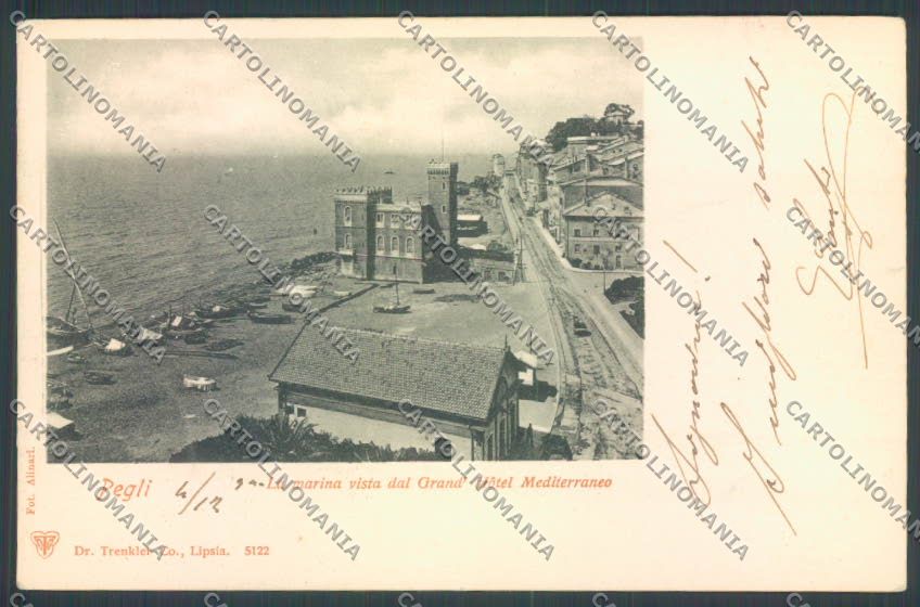 Genova Pegli cartolina ZT4293 – fronte