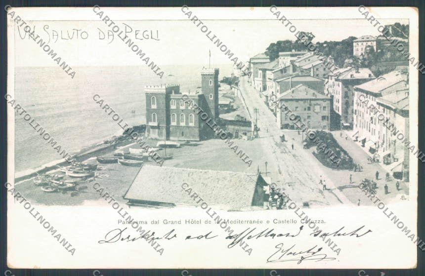 Genova Pegli PIEGA cartolina ZT4302 – fronte