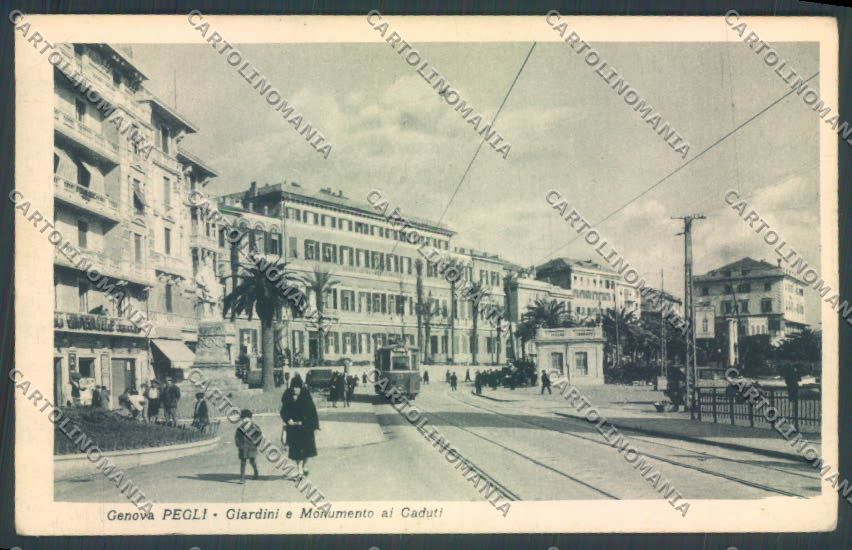Genova Pegli Tram cartolina ZT4306 – fronte