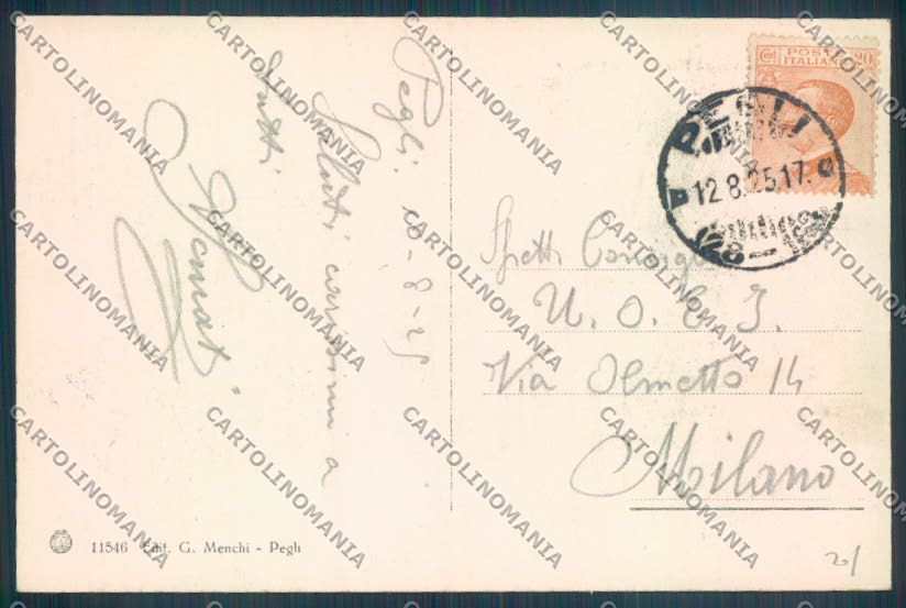 Genova Pegli cartolina ZT4315 – retro