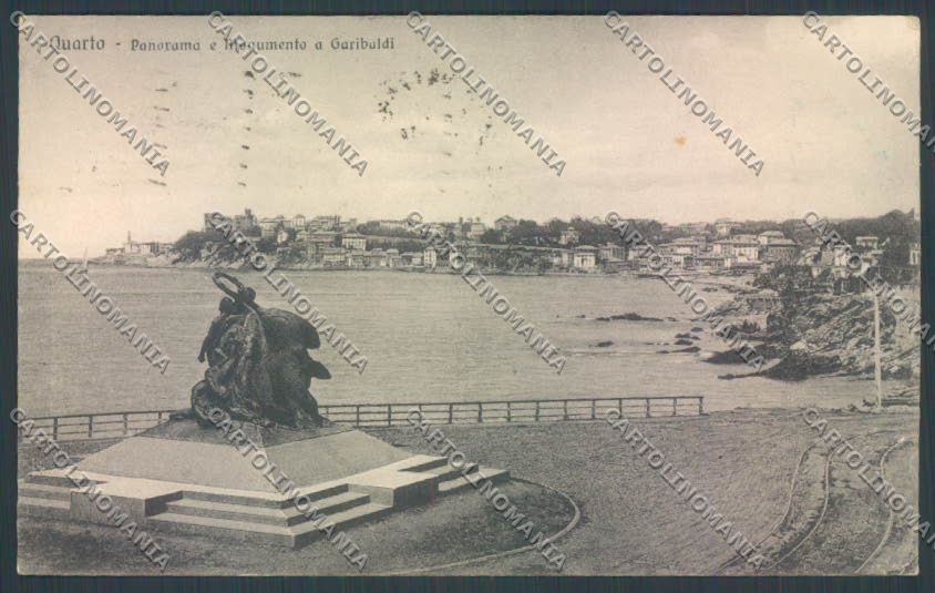 Genova Quarto Garibaldi cartolina ZT4326 – fronte