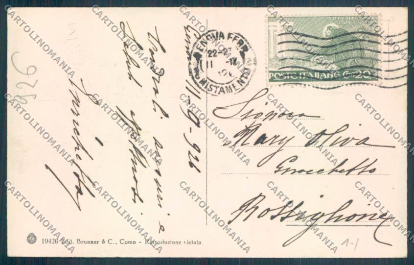 Genova Quarto Garibaldi cartolina ZT4326 – retro