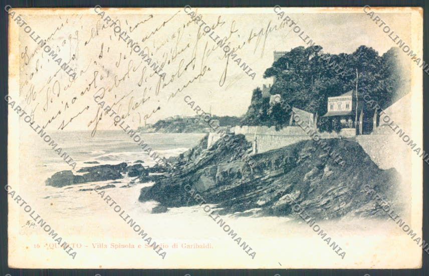 Genova Quarto Garibaldi cartolina ZT4336 – fronte